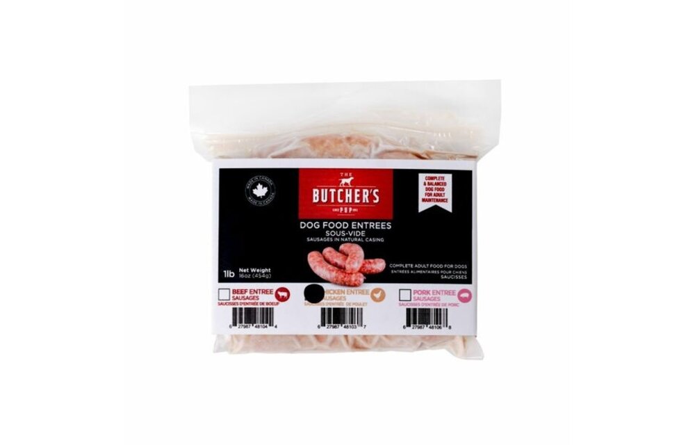Butcher's Pup Chicken Sausage Sous-Vide 454g