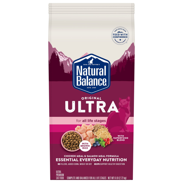 Natural Balance Cat Ultra Chicken & Salmon 6Lb