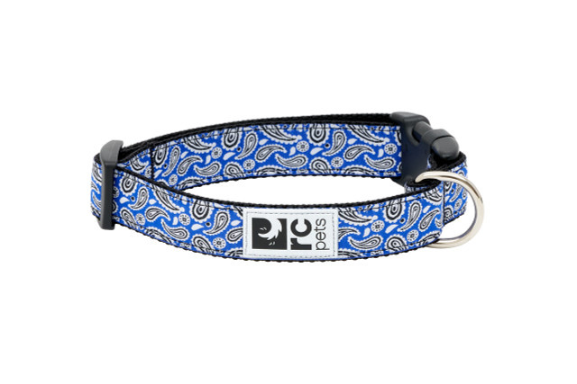 thumbnail image 2 of RC Pets Adjustable Dog Collar With Clip - Reflective & Soft, Medium Size, Bones Print (Jurassic Pack) 2 of 10