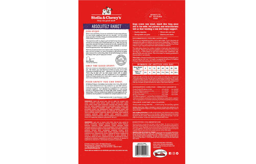 Stella & Chewy’s Dog FD Rabbit Dinner 25oz