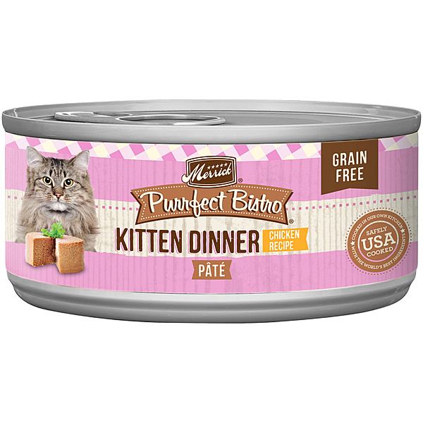 Merrick Kitten Dinner Pate 5.5oz Cat 24cs