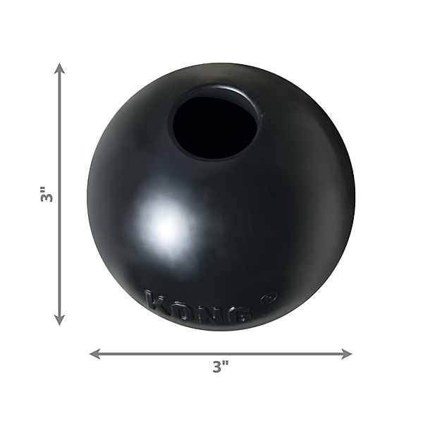 Kong Extreme Ball Black Medium/Large