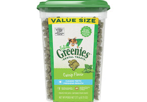 Greenies Feline Dental Treats - Catnip Flavour 9.75OZ