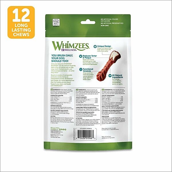 Whimzees Brushzees Medium 12pk