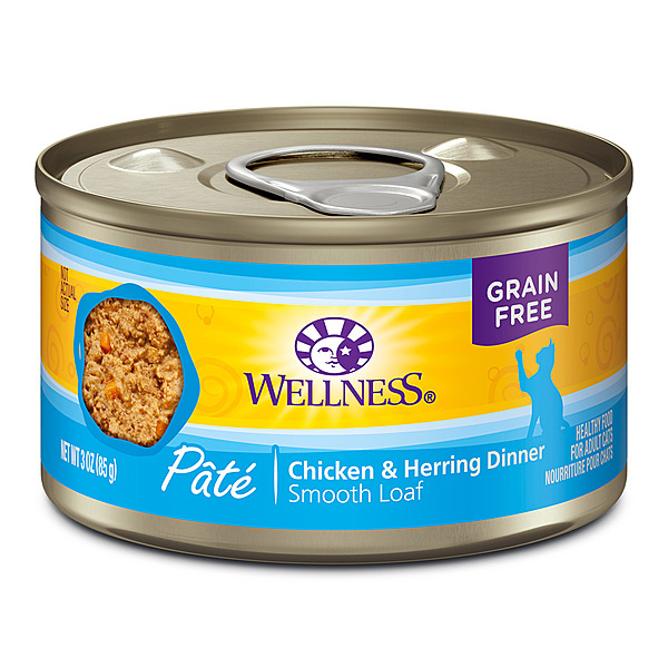 Wellness Cat Chicken & Herring Pate 3oz