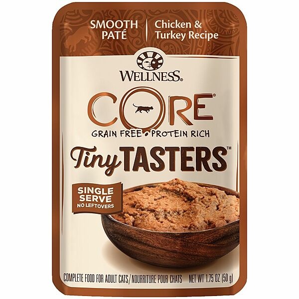Wellness Cat Tiny Tasters Chicken & Turkey Pate 1.75oz