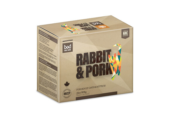 Fare Game Rabbit Pork Cat 4x1/2 lb
