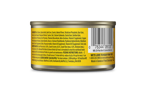 Wellness Cat Beef & Salmon Pate 3oz
