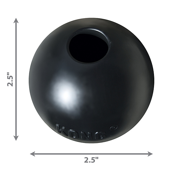Kong Extreme Ball Black Small