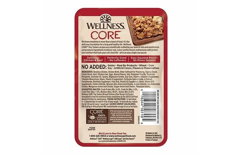 Wellness Cat Tiny Tasters Minced Chicken/Beef 1.75oz