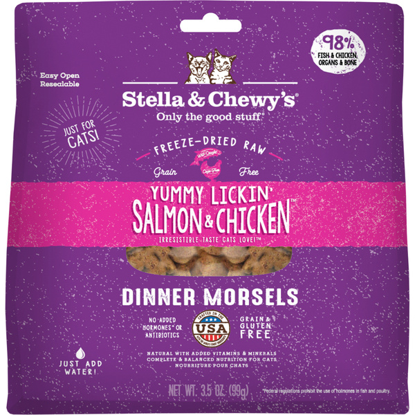 Stella & Chewy’s Cat FD Salmon & Chicken Morsels 3.5oz