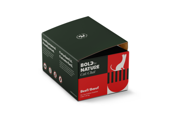 Bold by Nature Cat Beef Patties 3Lb