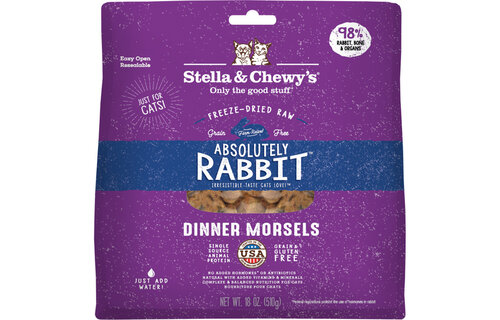 Stella & Chewy’s Cat FD Rabbit Morsels 18oz