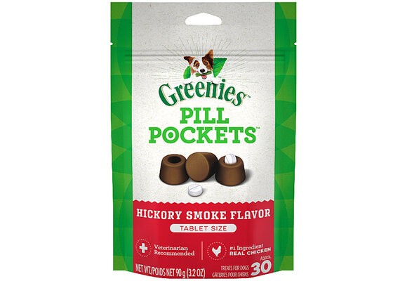 Greenies Pill Pockets Hickory Smoke 30 Tabs