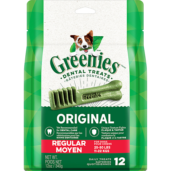 Greenies Original Dental Treats - Regular 12OZ