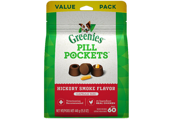 Greenies Pill Pockets Hickory Smoke 30 Capsules