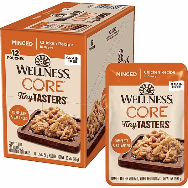 Wellness Cat Tiny Tasters Minced Chicken 1.75oz