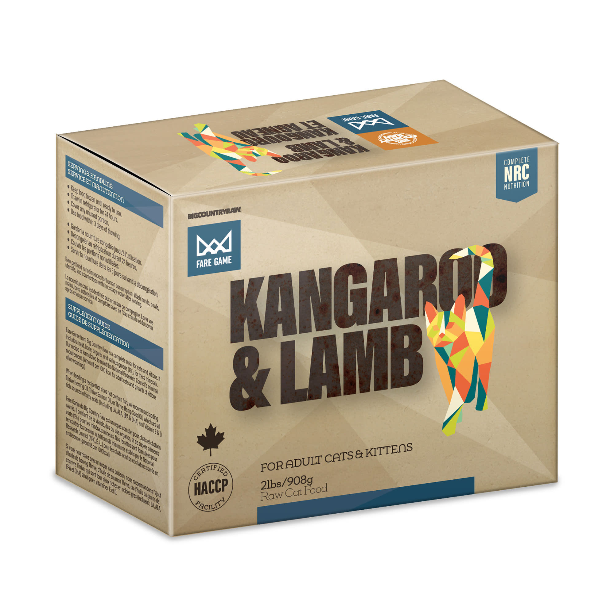 Fare Game Kangaroo & Lamb 4x1/2lb