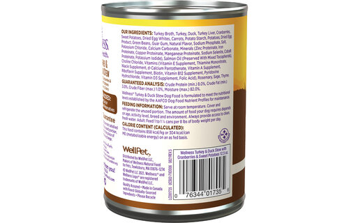 Wellness Turkey & Duck Stew 12.5oz Dog