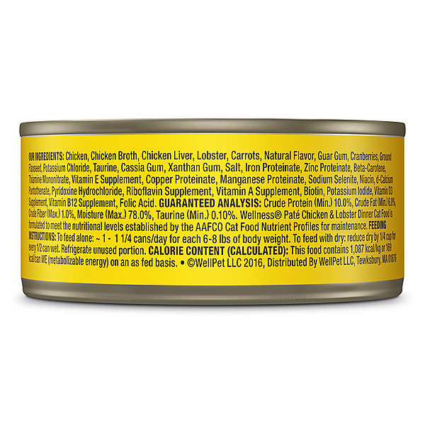 Wellness Chicken & Lobster Pate 5.5oz