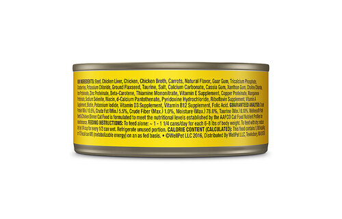 Wellness Cat Beef & Chicken Pate 5.5oz