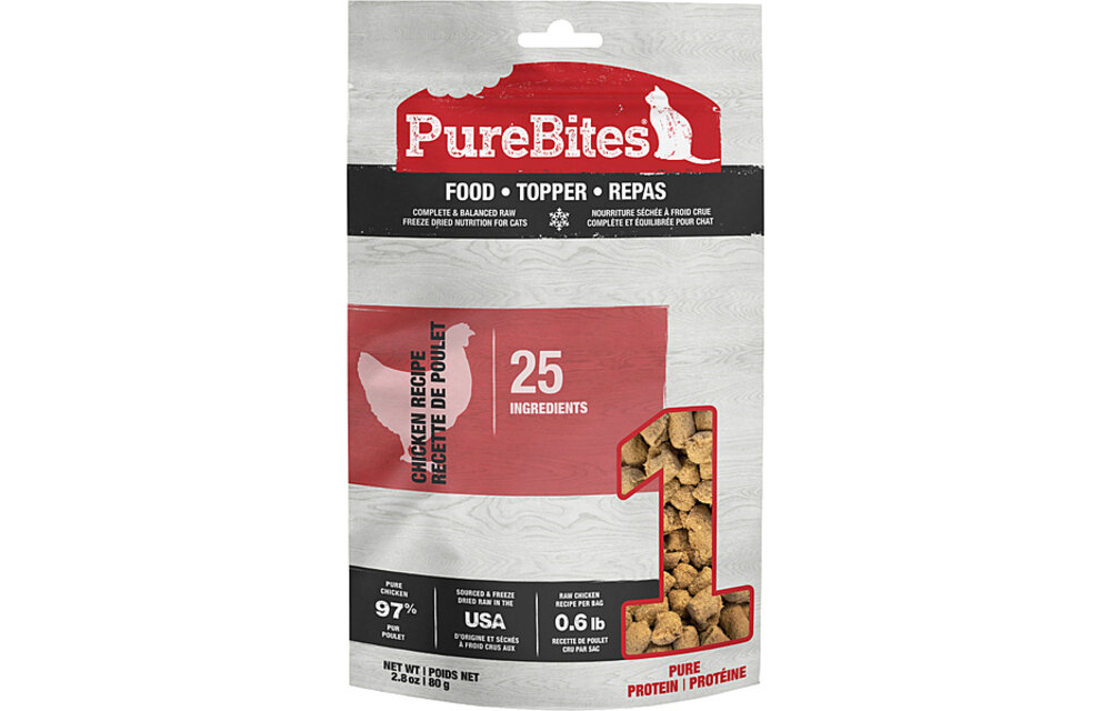 PureBites Feline FD Chicken Topper 80g