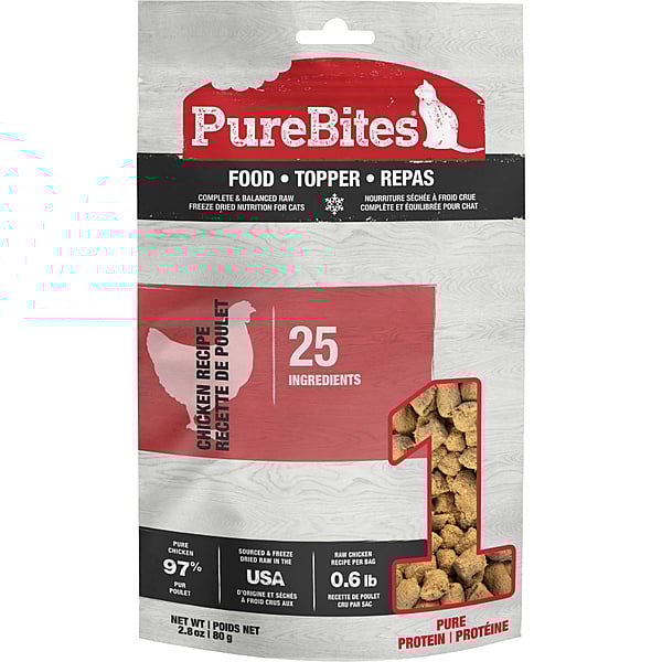 PureBites Feline FD Chicken Topper 80g