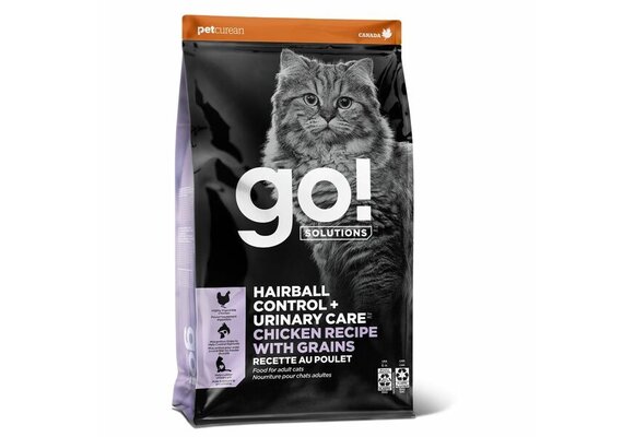 GO! Cat Hairball & Urinary Chicken with Grains 6Lb