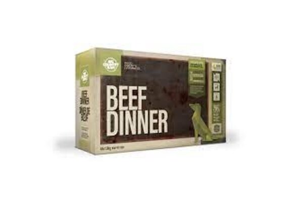 Big Country Raw Beef Dinner Dog Carton 4x1 lb
