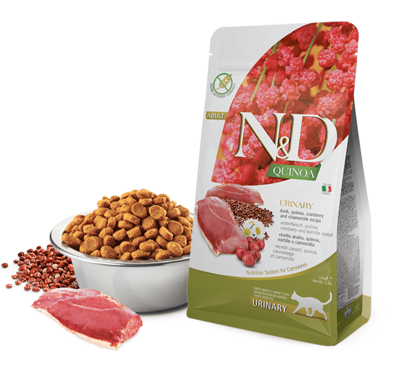 Farmina N&D Quinoa Urinary Duck Cat 1.5 kg