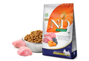Farmina N&D Pumpkin, Lamb & Blueberry Mini Dog 2.5 kg