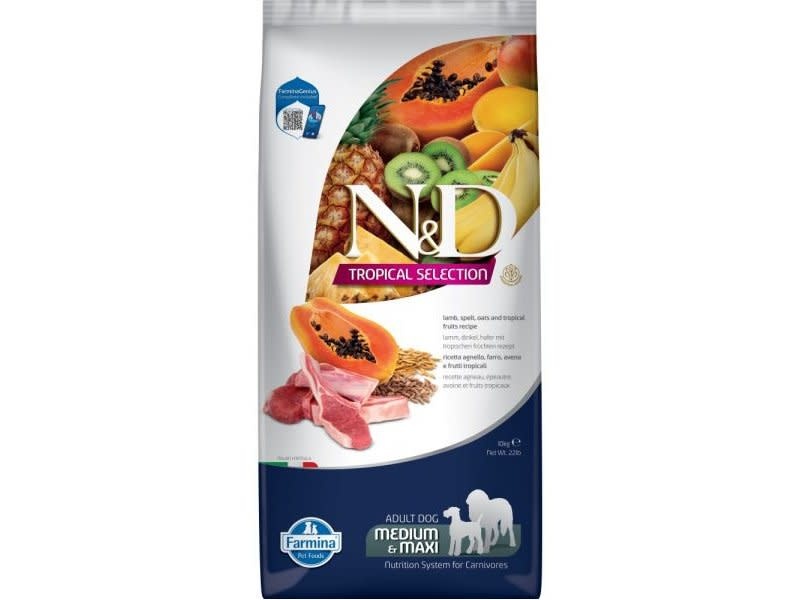 Farmina N&D Dog Tropical Selection - Lamb Med/Maxi 10kg
