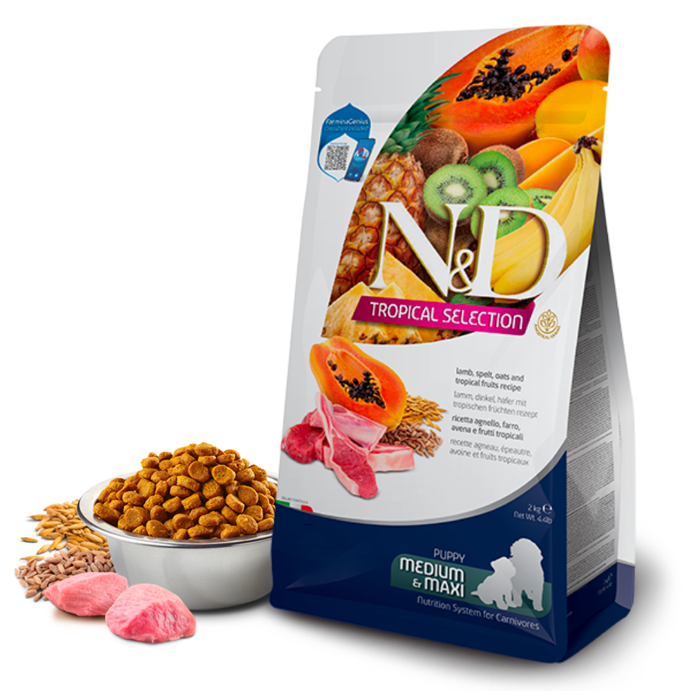 Farmina N&D Puppy Tropical Selection - Lamb Med/Maxi 10kg