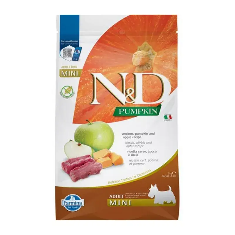 Farmina N&D Dog Pumpkin - Venison & Apple Mini 2kg