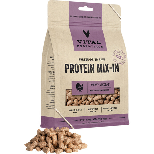 Vital Essentials FD Protein Mix-In Turkey Mini Nibs 6oz