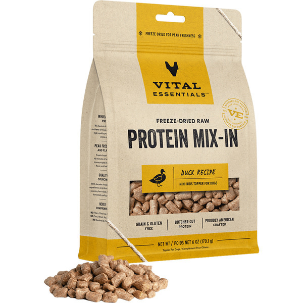 Vital Essentials FD Protein Mix-In Duck Mini Nibs 6oz