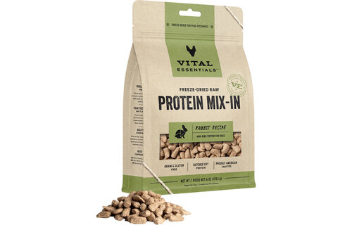 Vital Essentials FD Protein Mix-In Rabbit Mini Nibs 6oz