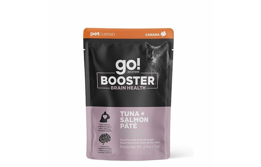 New* #GO! Cat Booster Brain Health Tuna/Sal Pate 2.5oz (24cs