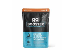 GO! Booster Digestive Health Minced Chicken + Duck 2.5oz Cat