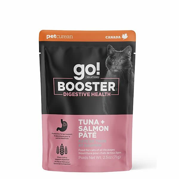 GO! Booster Digestive Health Tuna + Salmon Pate 2.5oz Cat