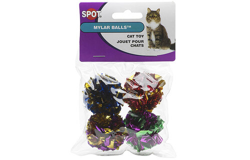 Spot Mylar Crinkle Balls 1.5” 4Pk
