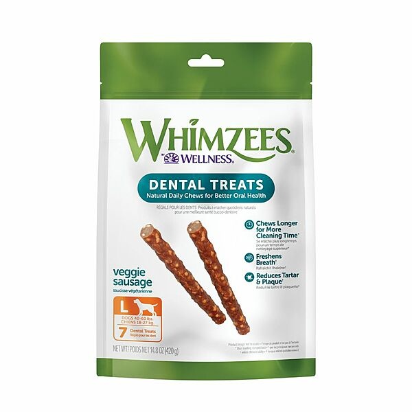 Whimzees Veggie Sausage Large 7pk