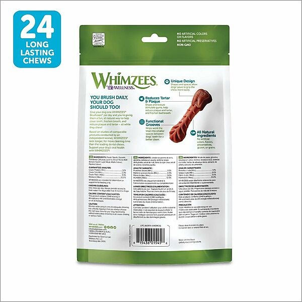 Whimzees Brushzees Small 24pk