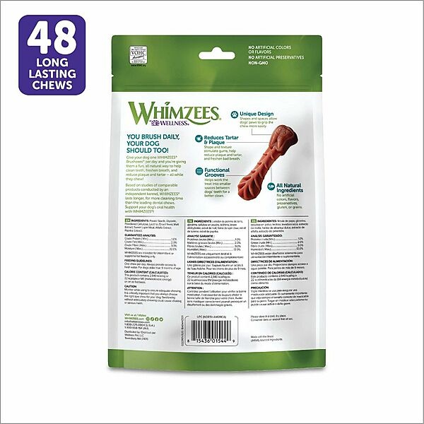 Whimzees Brushzees XSmall 48pk