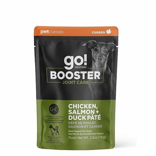 GO! Booster Joint Care Chicken, Salmon + Duck Pate 2.8oz Dog