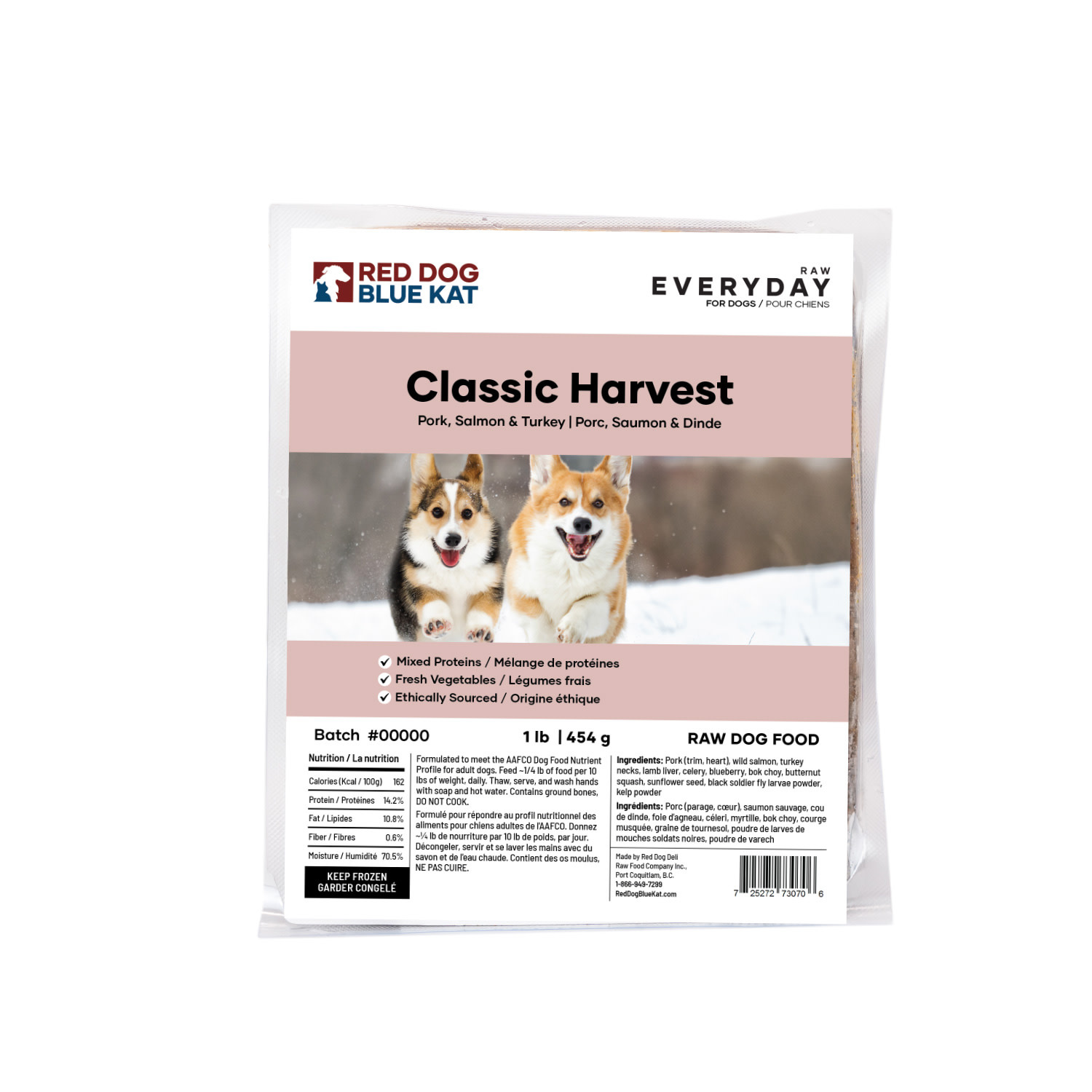 RDBK Everyday - Classic Harvest (Pork, Salmon & Turkey) 1Lb