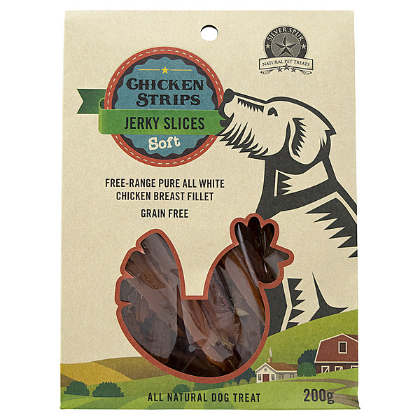 SilverSpur Chicken Jerky Slices 200g