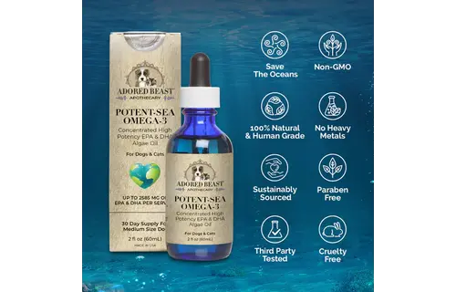 Adored Beast Potent Sea Omega 3 -2oz