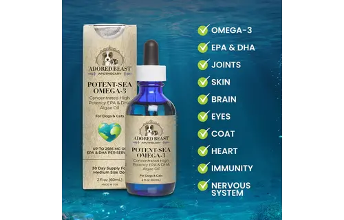 Adored Beast Potent Sea Omega 3 -2oz