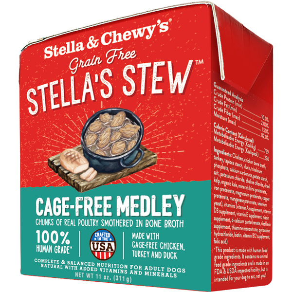 Stella & Chewy’s Stew Cage-Free Medley 11oz
